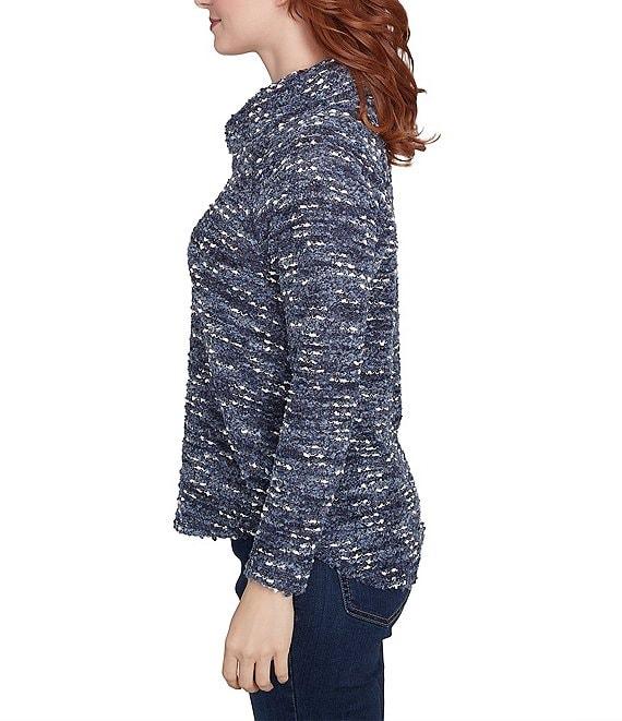 Ruby Rd. Cozy Knit Cowl Neck Bracelet Sleeve Pullover Sweater Product Image