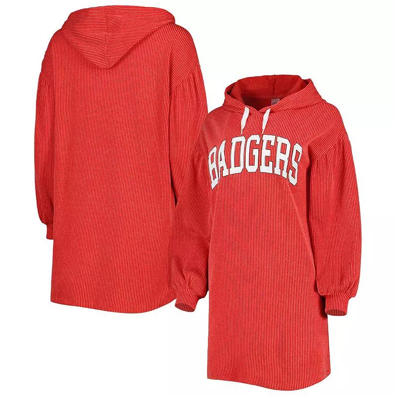 Women's Gameday Couture Red Wisconsin Badgers Game Winner Vintage Wash Tri-Blend Dress,  Product Image