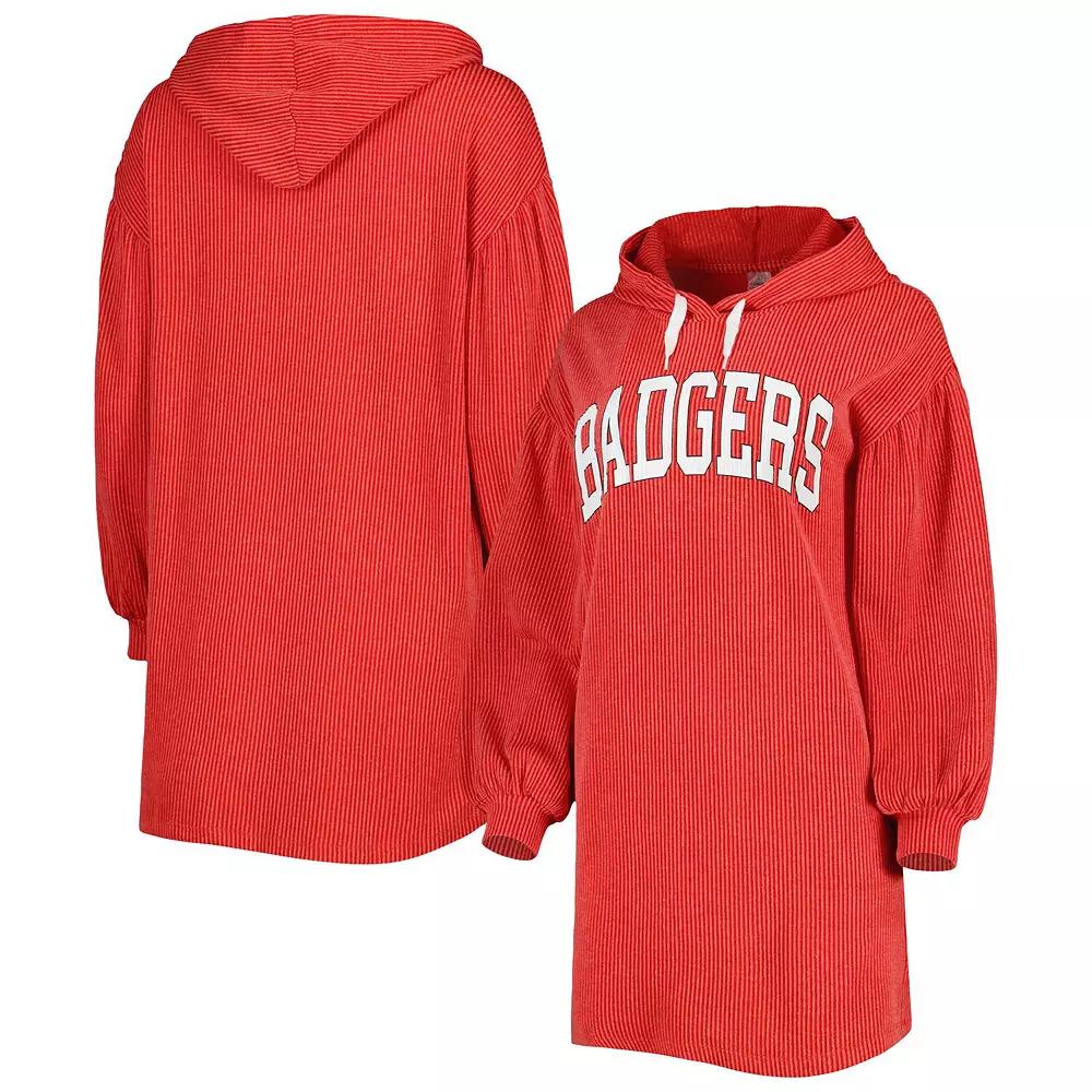 Women's Gameday Couture Red Wisconsin Badgers Game Winner Vintage Wash Tri-Blend Dress,  Product Image