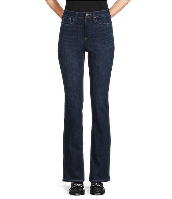 NYDJ Stretch Denim High Rise Slim Leg Bootcut Jeans Product Image