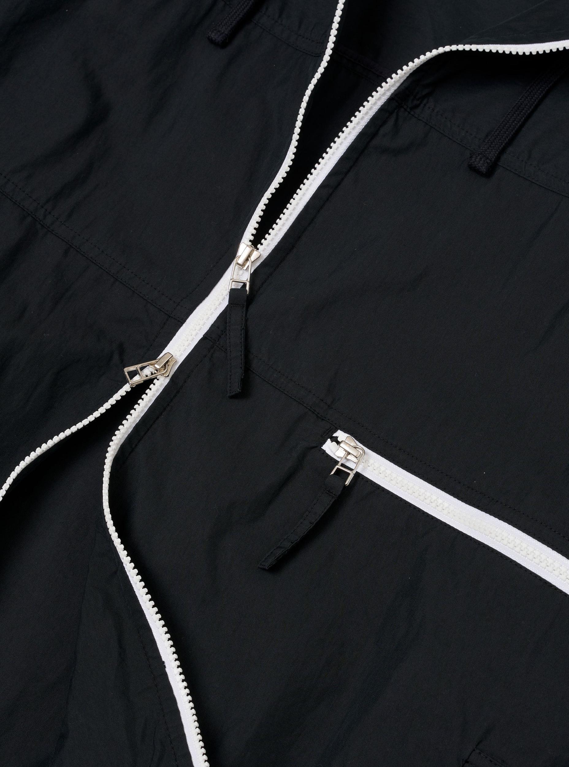 Navy Cotton Reycled Nylon Mix Daley Jacket Product Image