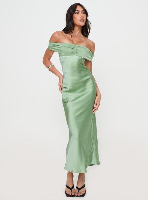 Sadee Maxi Dress Sage Product Image