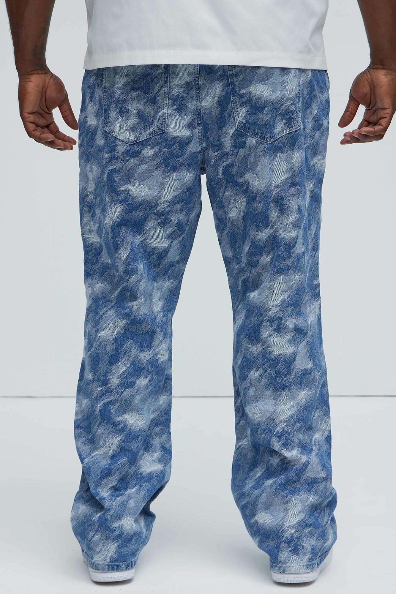 Murky Waters Straight Jeans - Medium Blue Wash Product Image