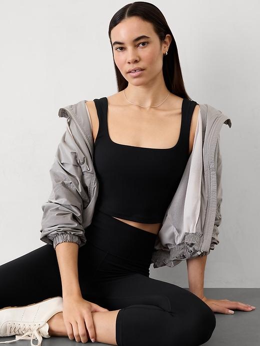 Transcend Square Neck Crop Sports Bra A-C Product Image