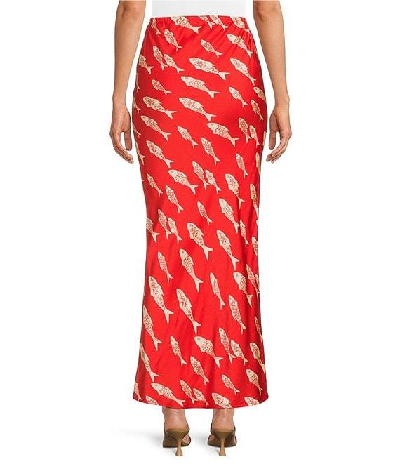 Never Fully Dressed Marina Dorris Fish Print Coordinating Maxi Skirt Product Image