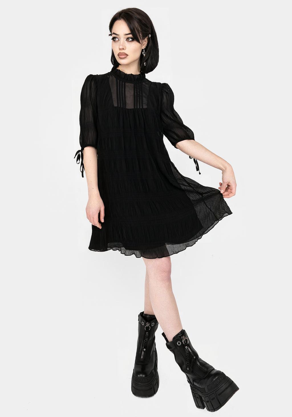 Marianna Chiffon Mini Dress Product Image