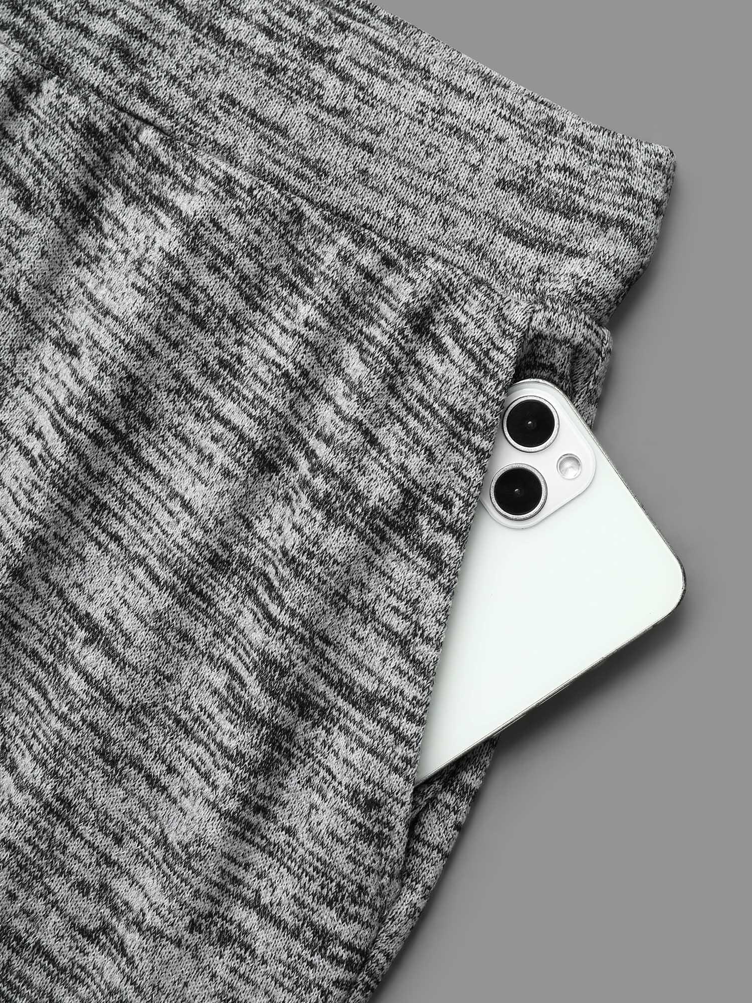 Plain Heather Drawstring Lounge Bottoms Female Product Image