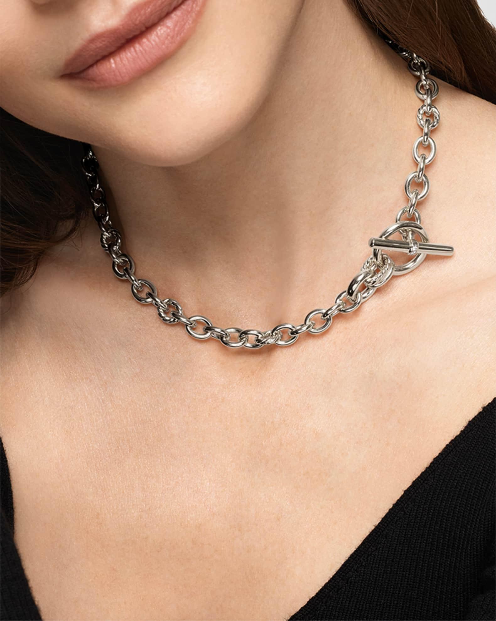 Crossover 2 Row Ring in Silver, 7.5mm Product Image