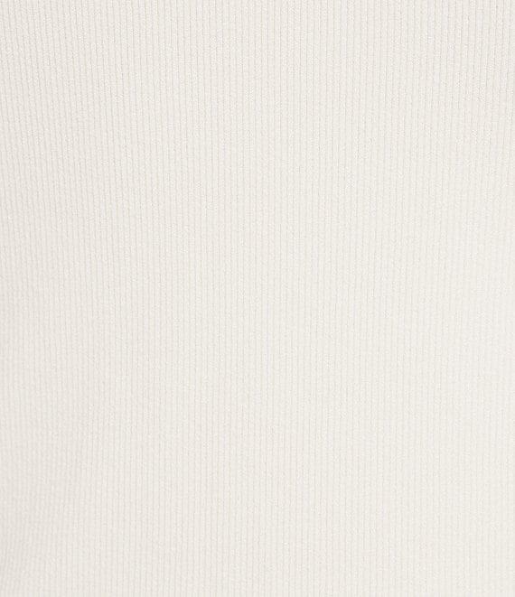 C&V Chelsea & Violet Mock Neck Seamless Knit Crop Top Product Image