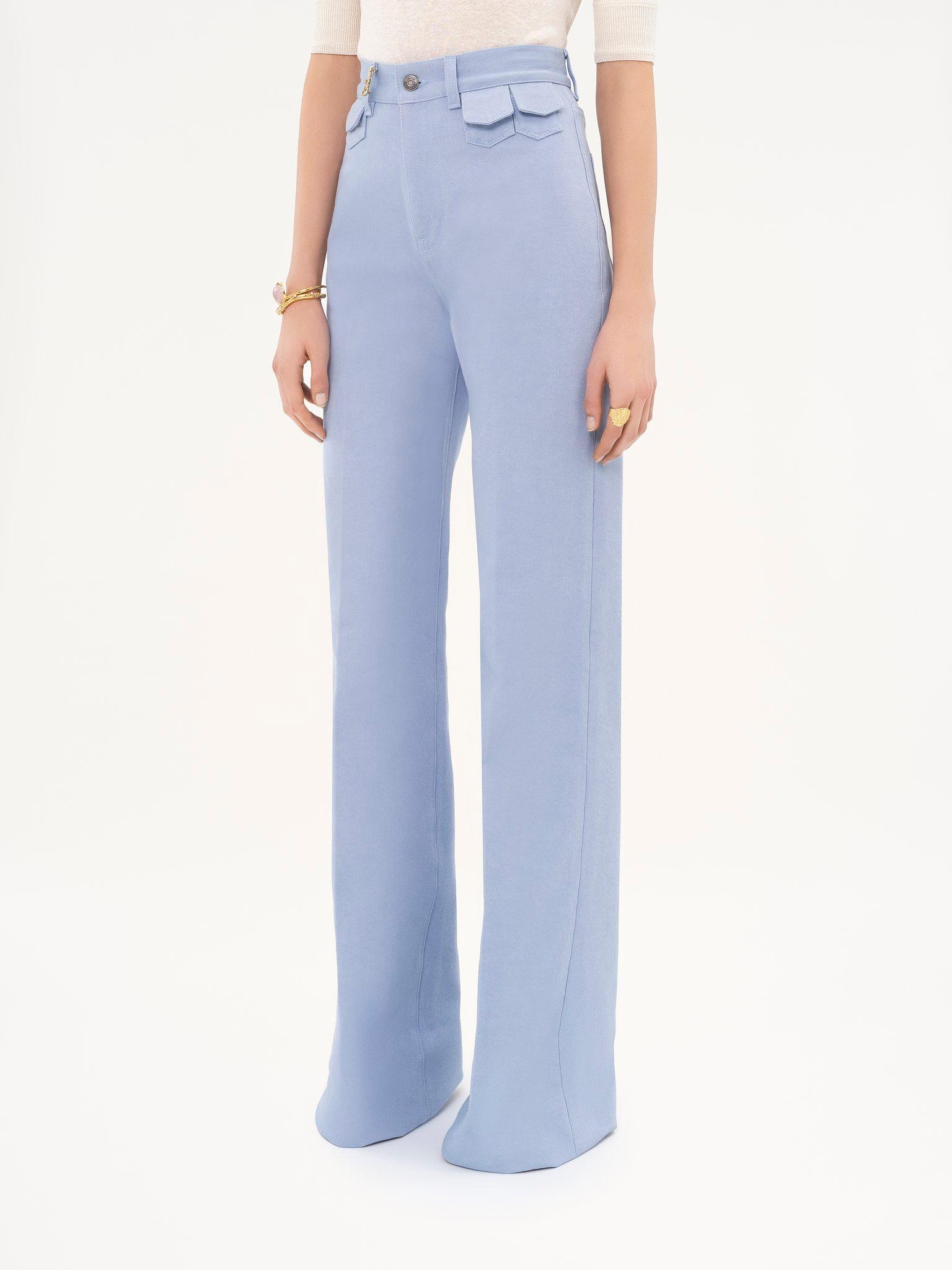 High-rise flare jeans in denim Product Image