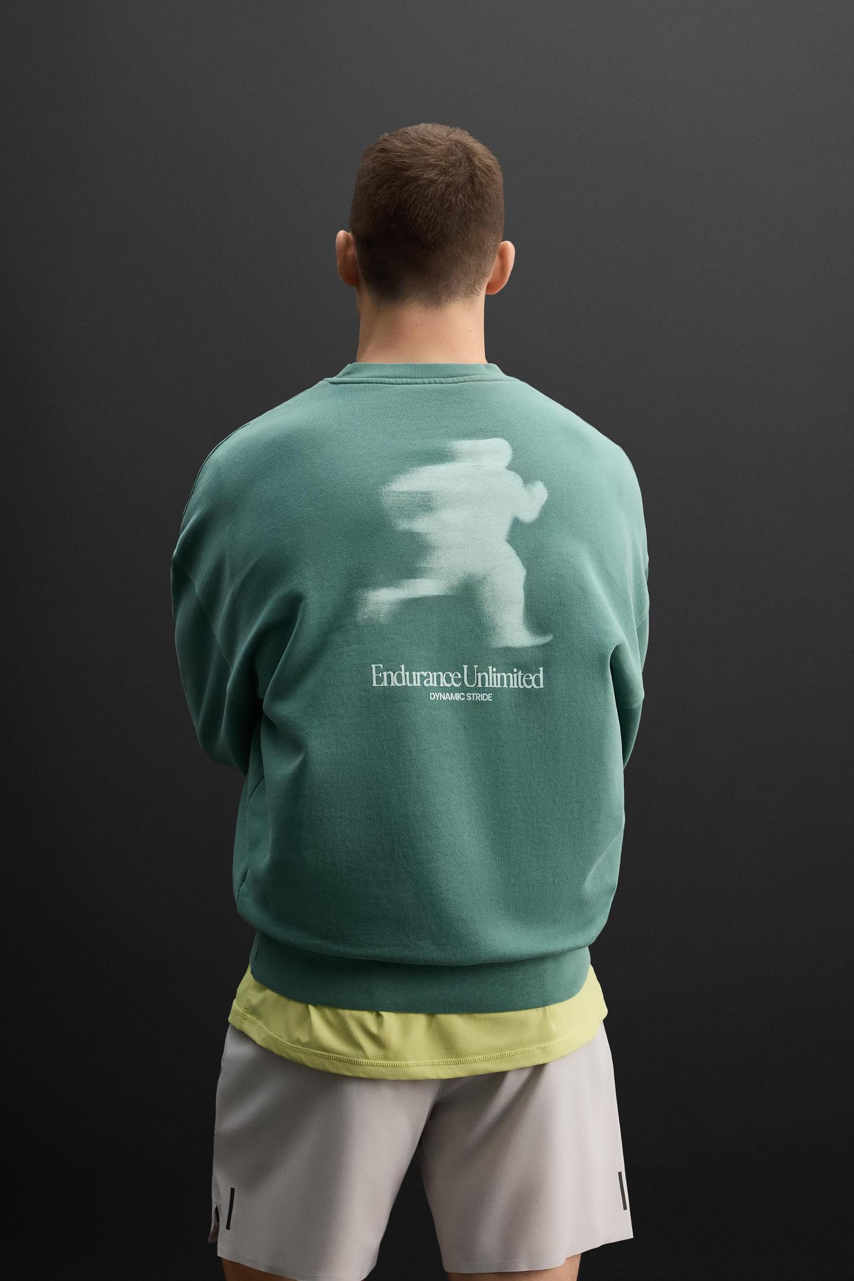 PRINTED CREW NECK SWEATSHIRT Product Image