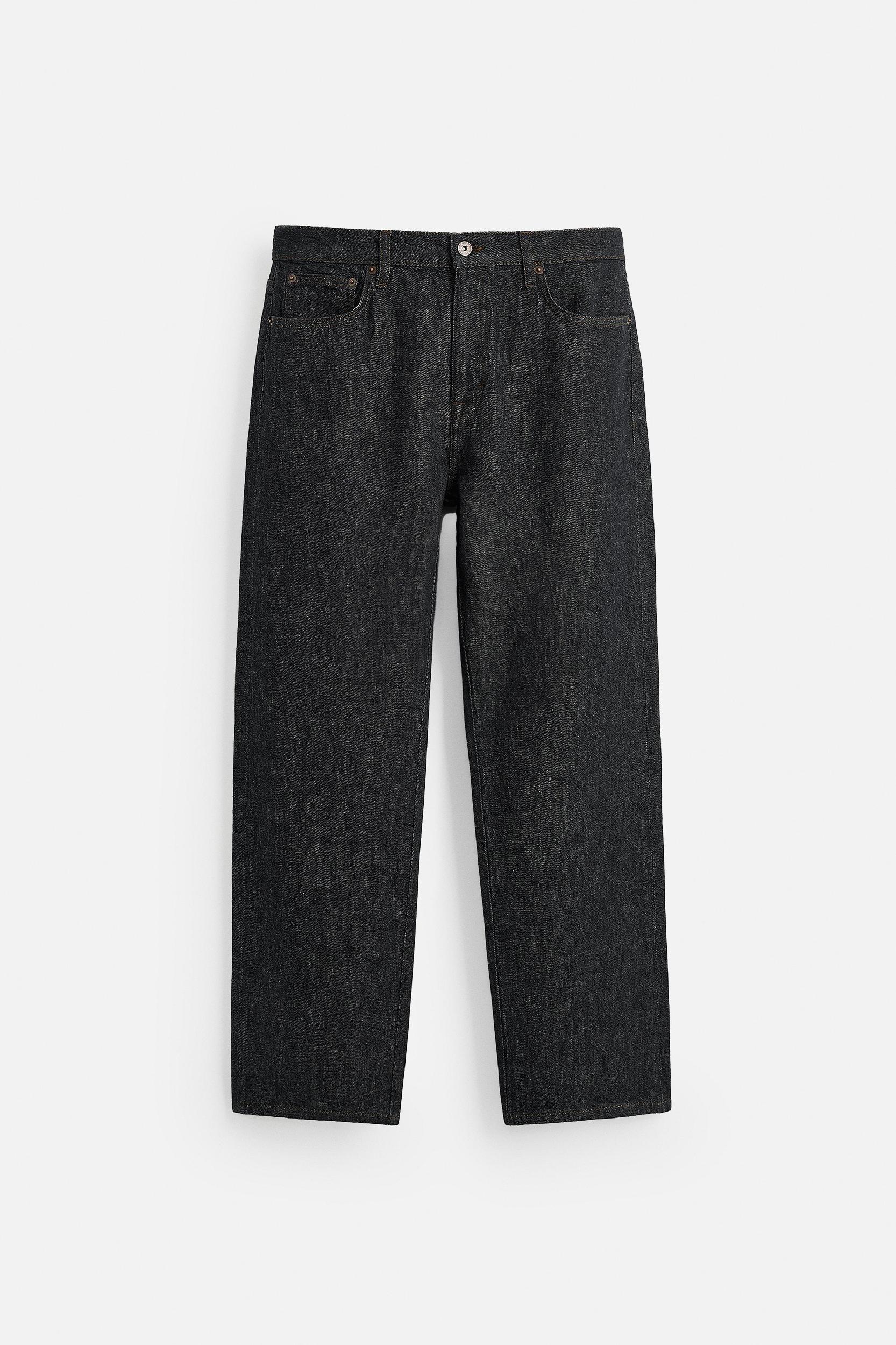 COTTON-HEMP STRAIGHT FIT JEANS Product Image