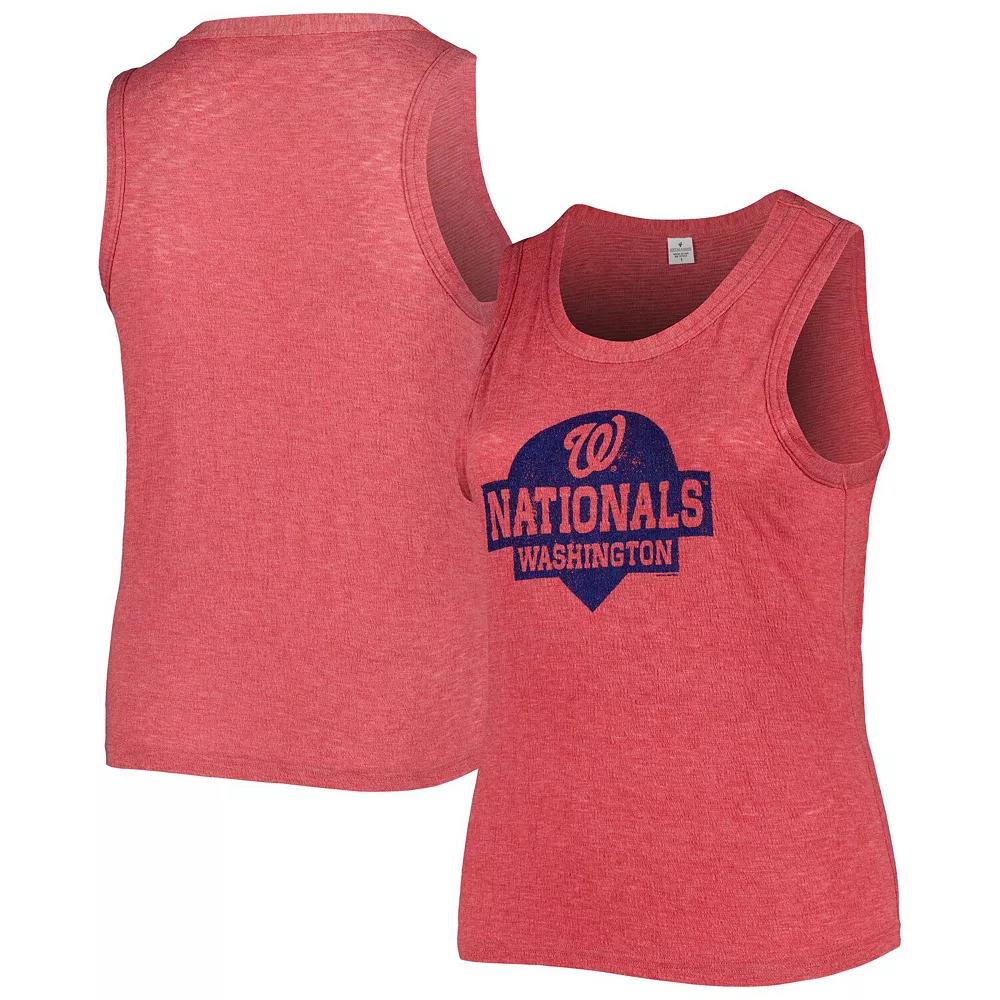 Women's Soft as a Grape Red Washington Nationals Plus  Product Image
