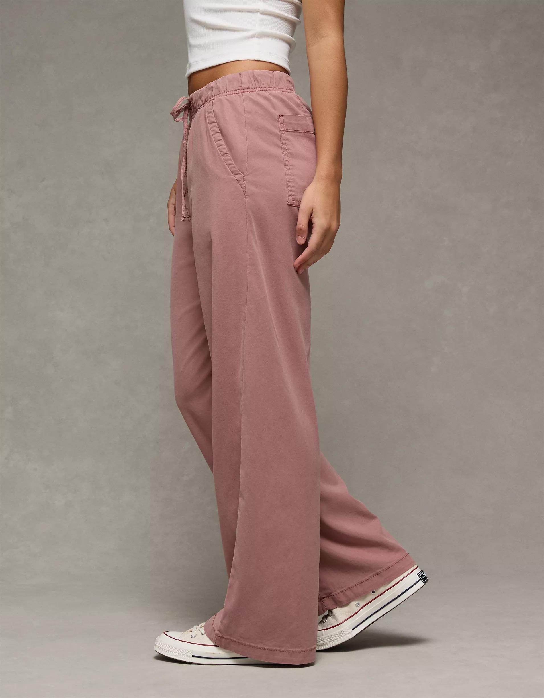 AE Mid-Rise Wide-Leg Pull-On Pant Product Image