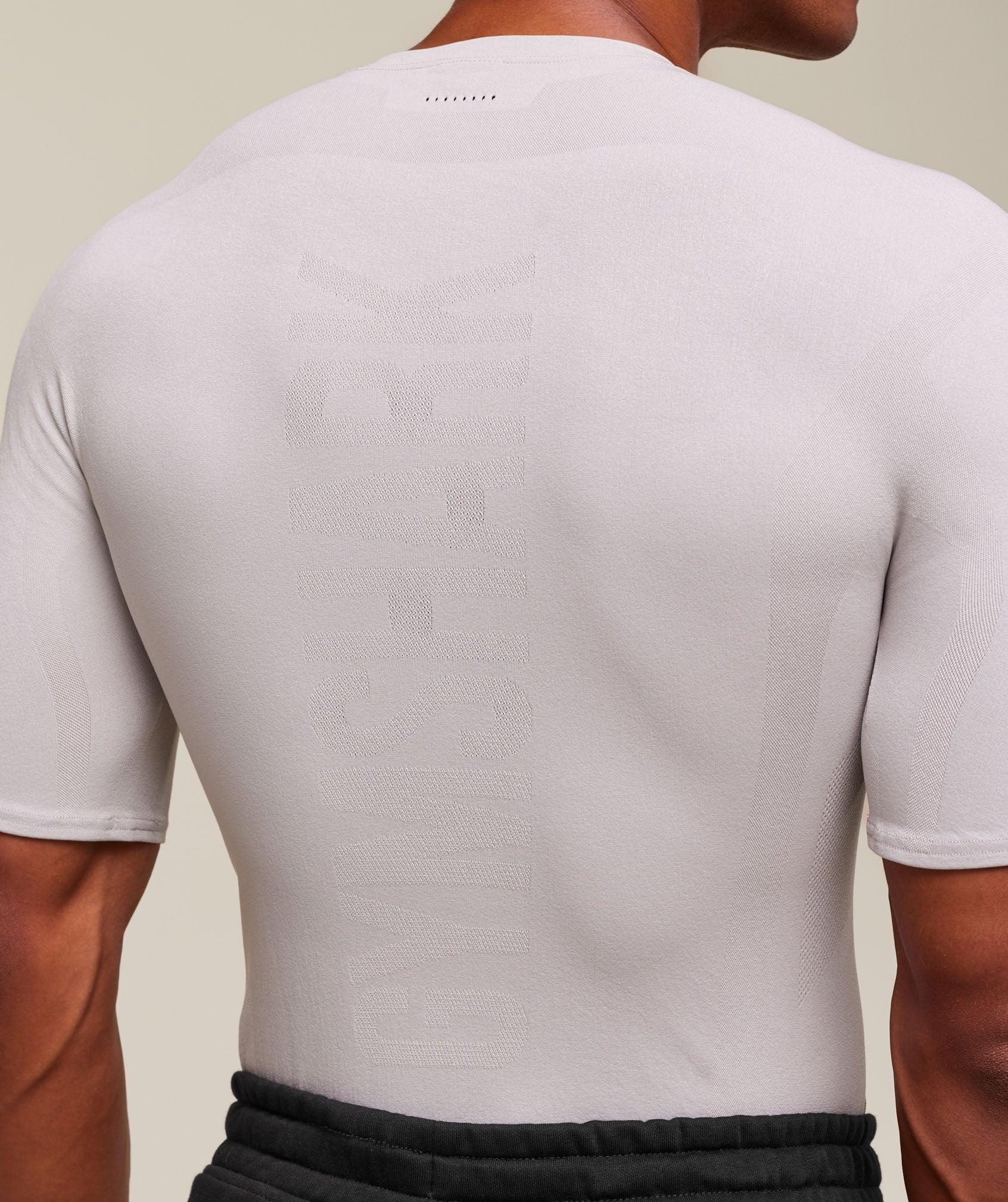 Gymshark everywear Warp Knit T-Shirt - Tame Grey Male Product Image