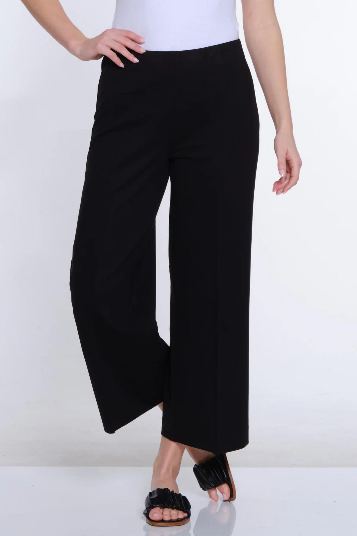 Wide Leg Ponte Crop Pant Product Image