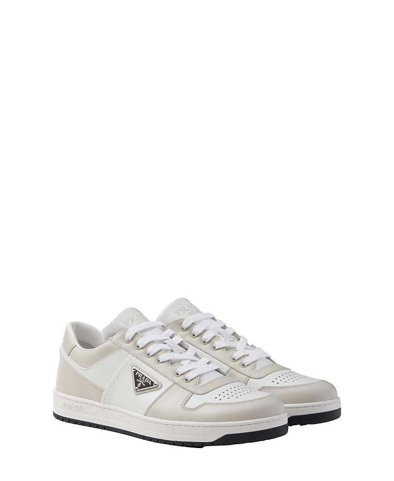 Prada Mens Downtown Leather Sneakers Product Image