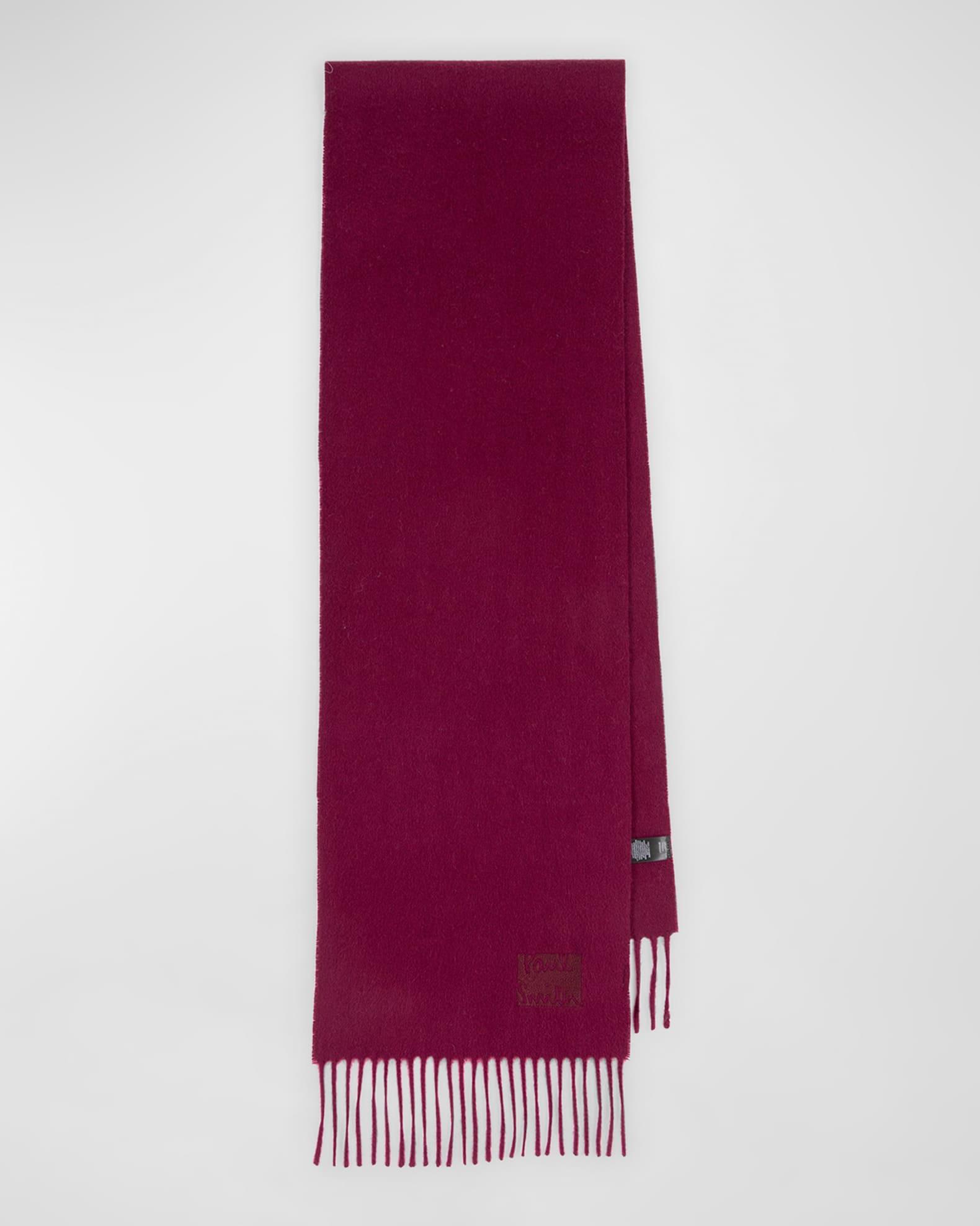 Men's Cashmere Micro-Logo Scarf Product Image
