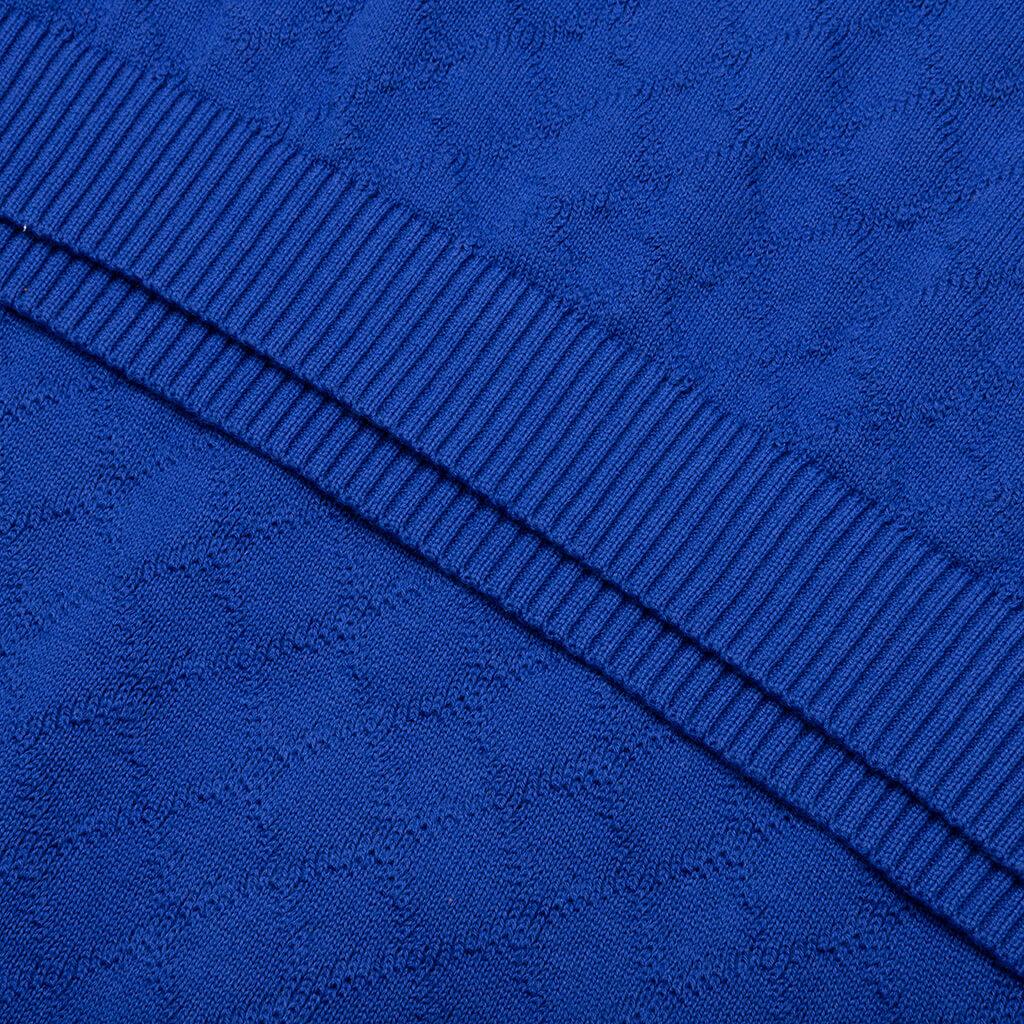 Hogan Pointelle Raglan Sleeve Sweater Polo - Coral Male Product Image