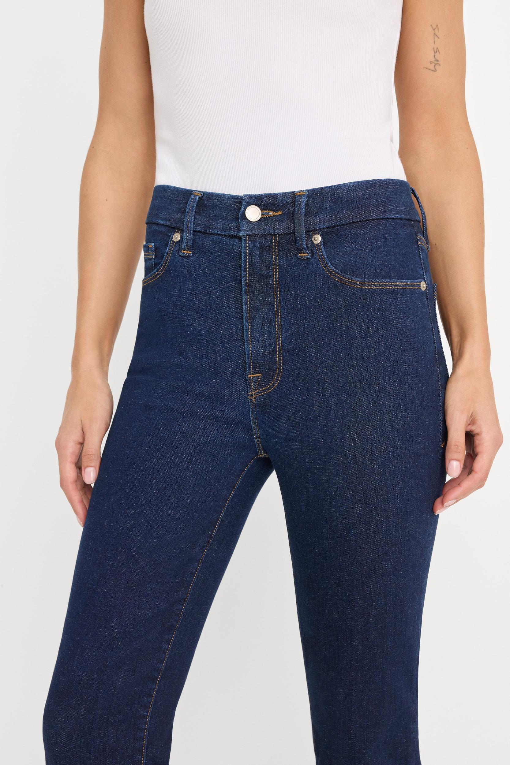 GOOD LEGS STRAIGHT JEANS LONG | DEEPBLUE04 Product Image