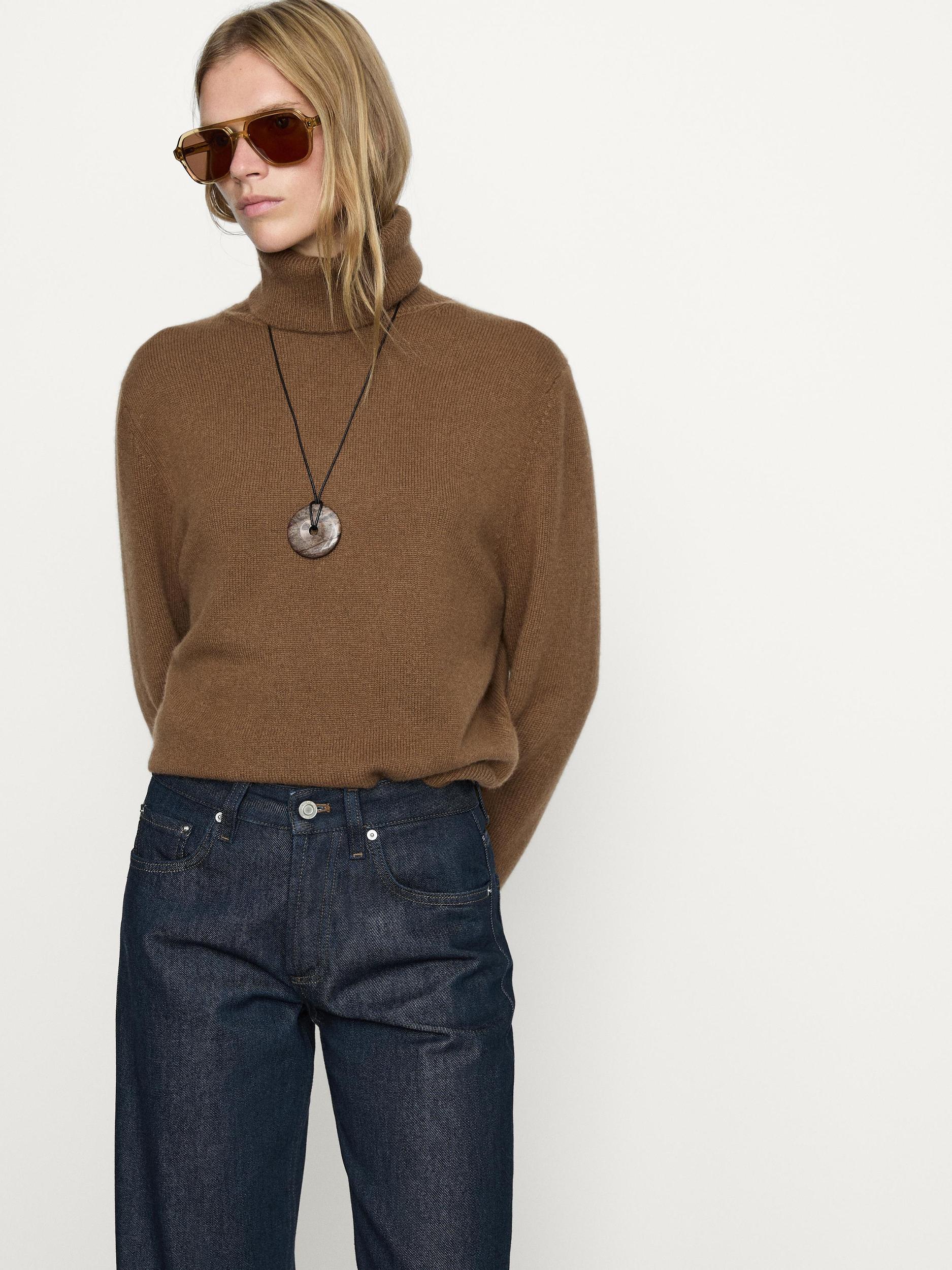 Mid-rise wide-leg full length jeans Product Image