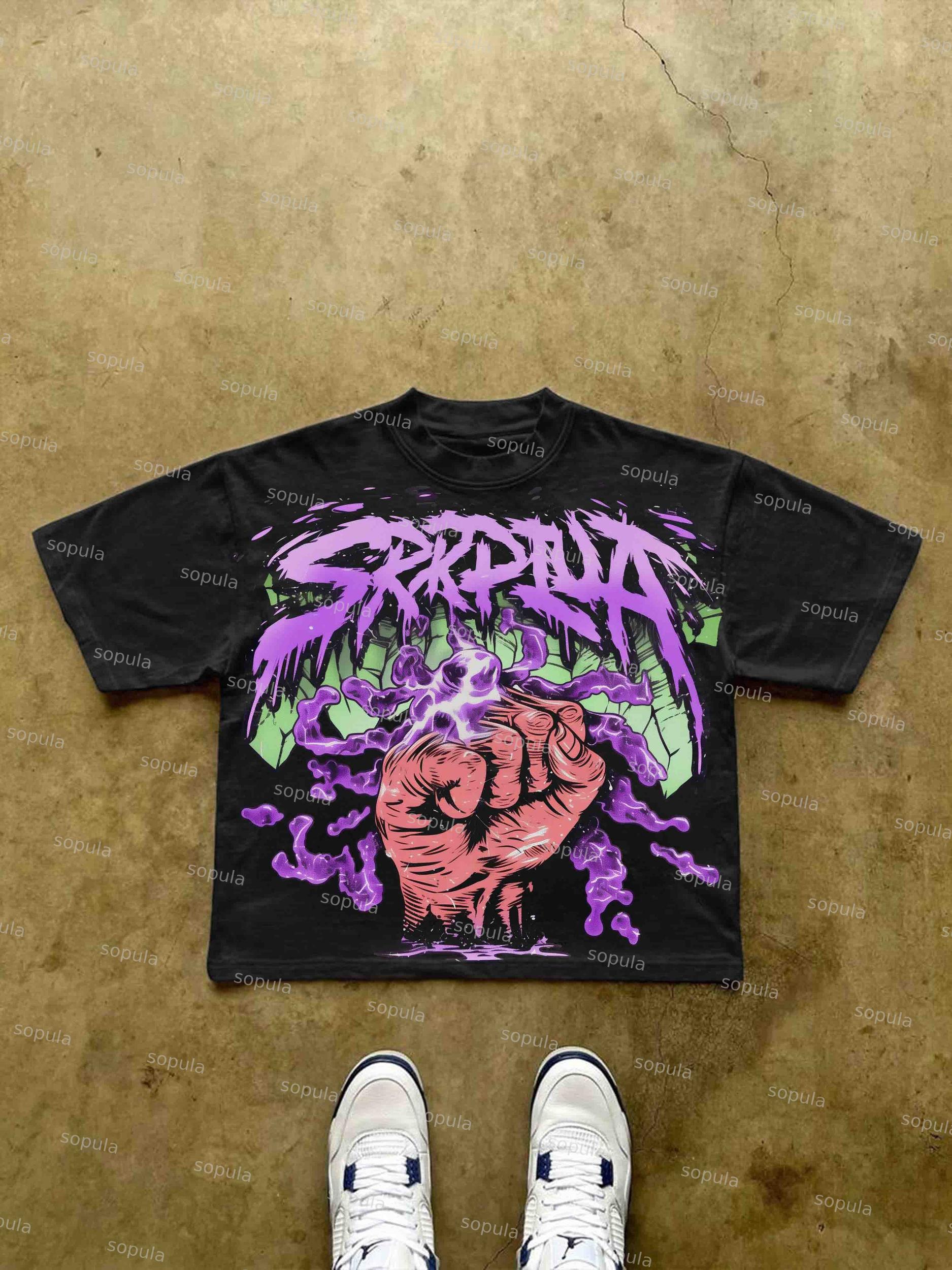 Vintage Smash Graphic Cropped T-shirt Product Image