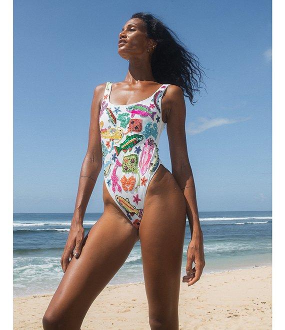 OCEANUS Arizona Beaded One Piece Swimsuit Product Image