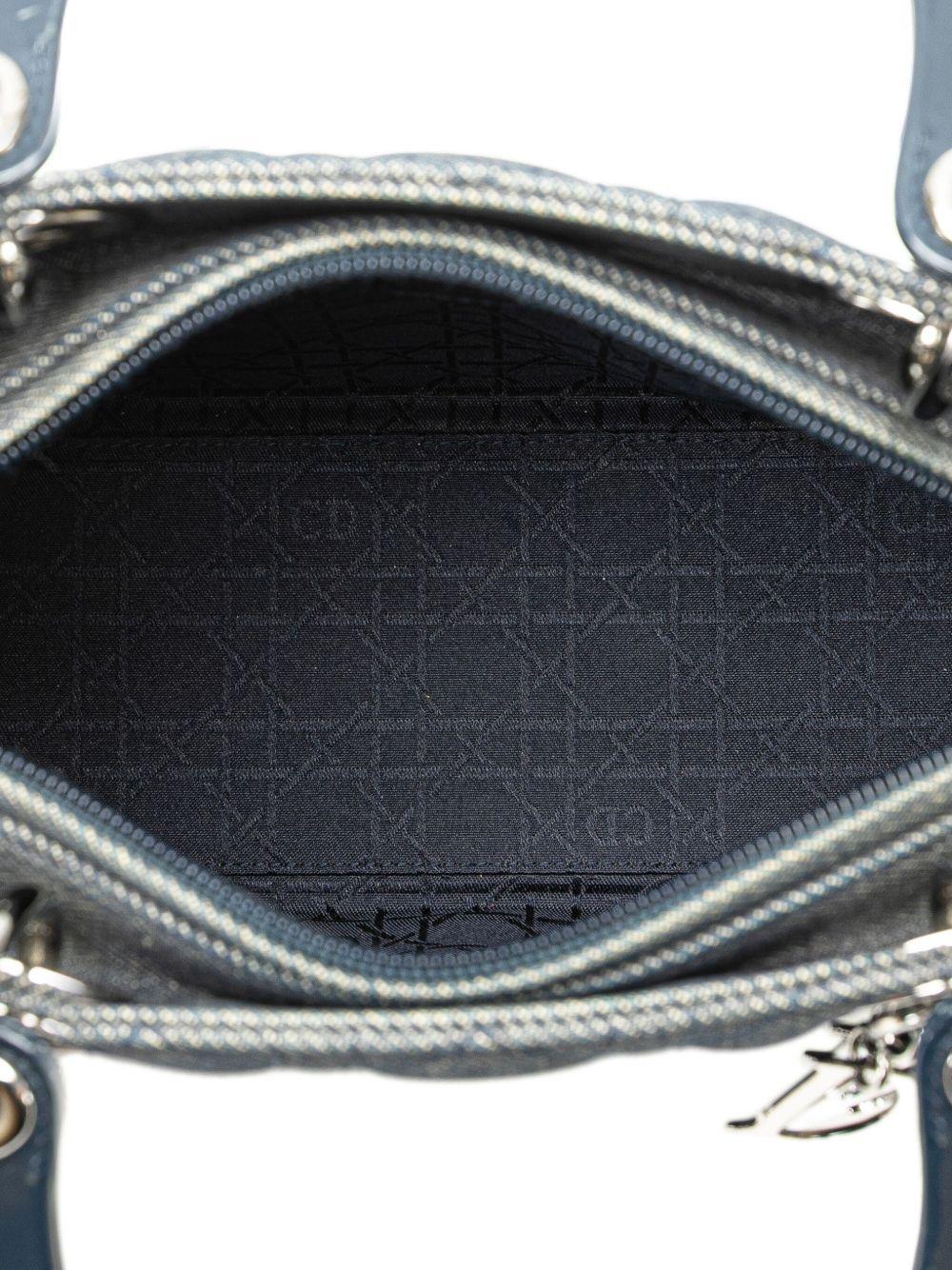 2001 Medium Denim Cannage Lady Dior satchel Product Image
