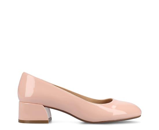 Journee Medium and Wide Width Saarii Women's Slip-On Block Heel Pumps,  Product Image