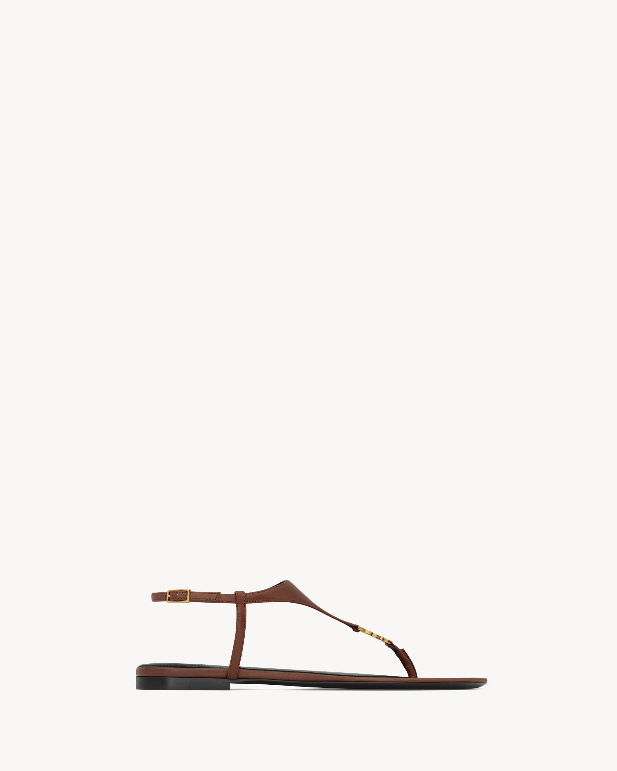 CASSANDRA sandals in smooth leather Product Image