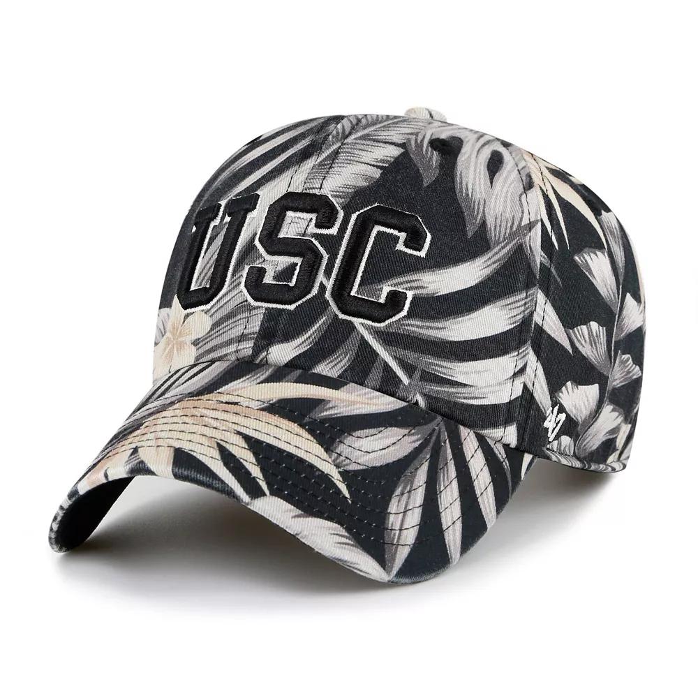 Men's '47 Black USC Trojans Tropicalia Clean Up Adjustable Hat Product Image