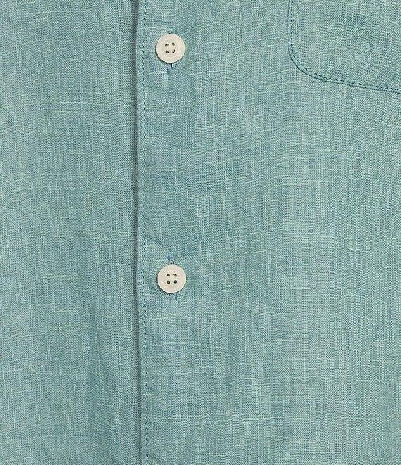 Caribbean Big & Tall Linen Short Sleeve Woven Shirt Product Image