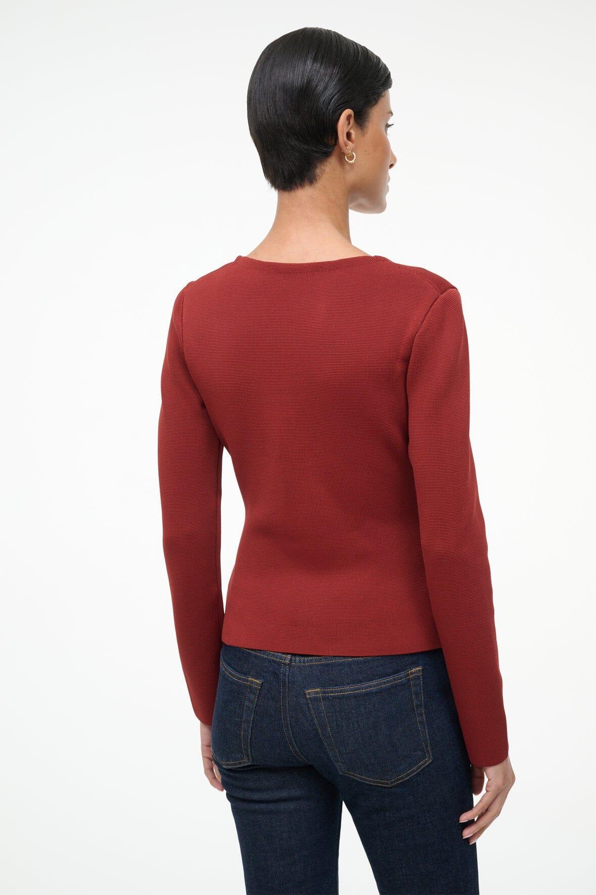 RACHELA TOP | SANGRIA Product Image