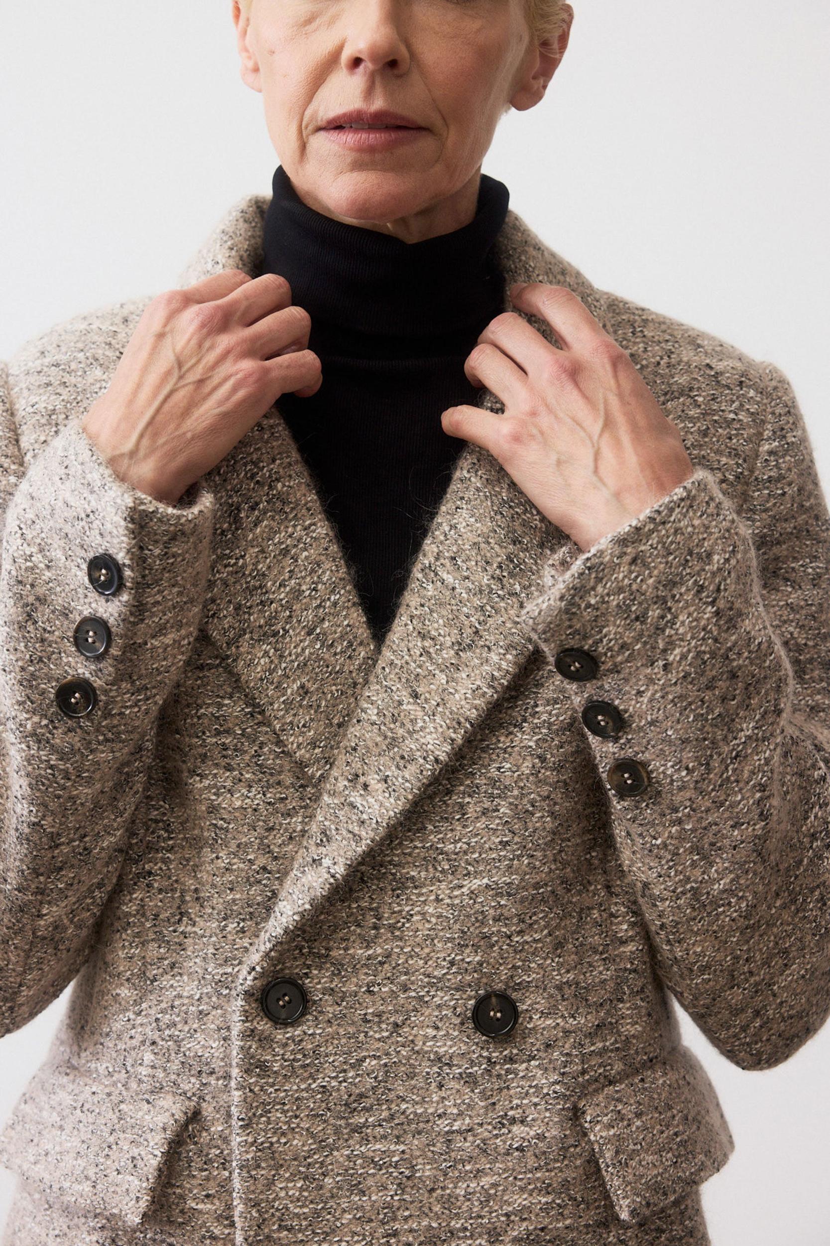 On the Clock Tweed Blazer Product Image