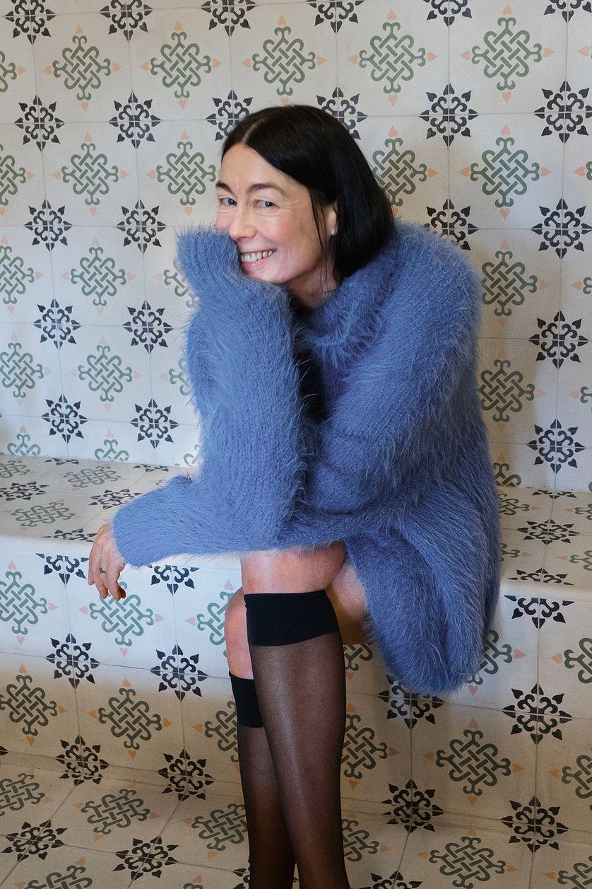 Oversized Turtleneck Knitted Sweater Product Image