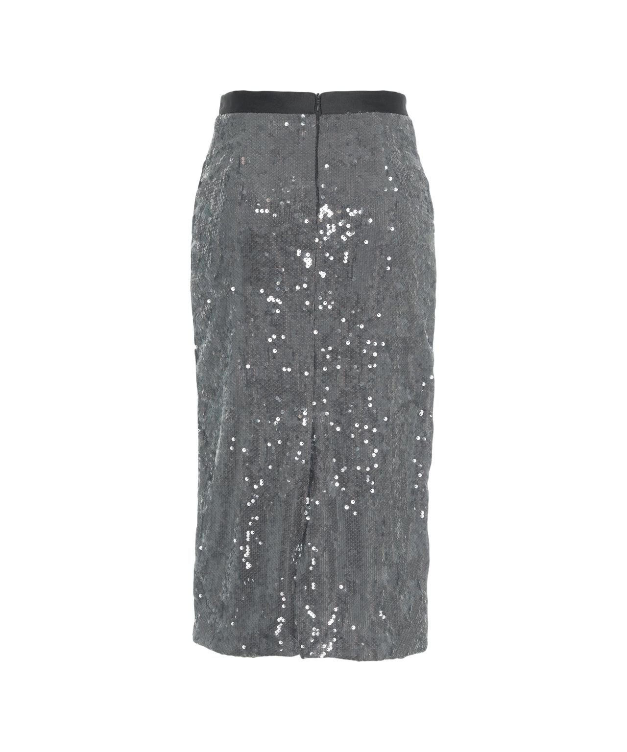 Midi skirt with sequins Product Image