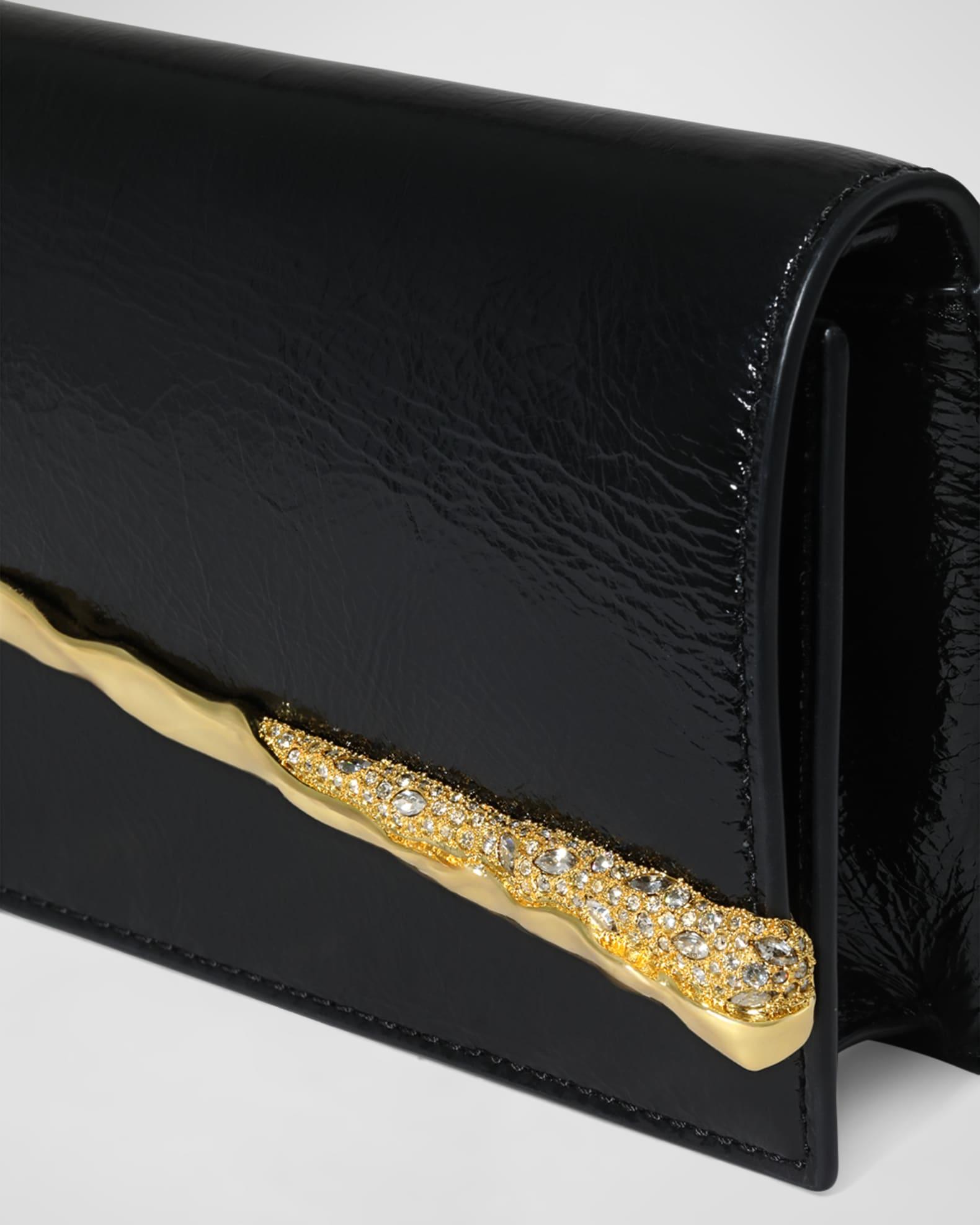 Angular Convertible Patent Crossbody Bag Product Image