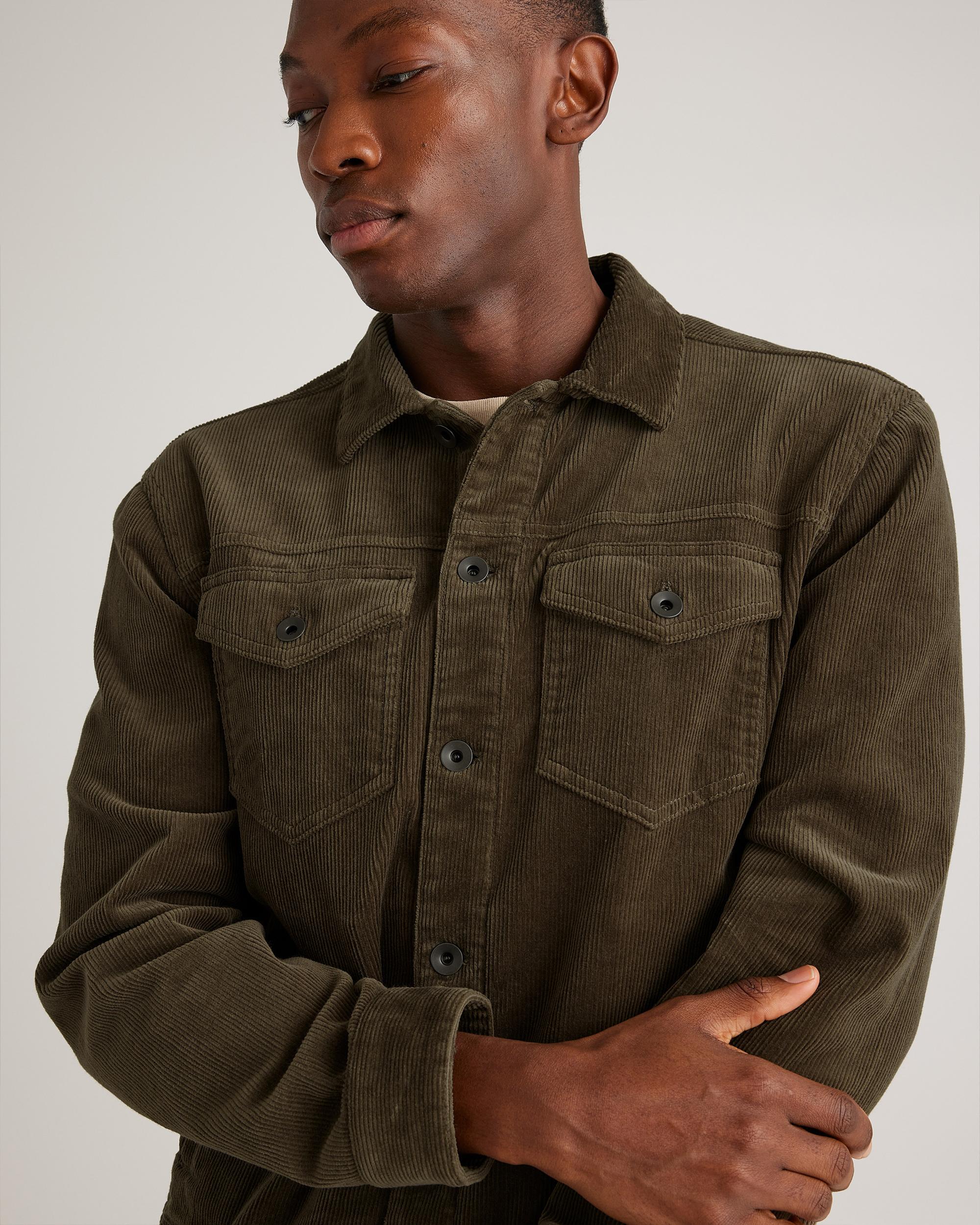 Quince | Men's Organic Stretch Corduroy Trucker Jacket Size XL, Organic Cotton Product Image