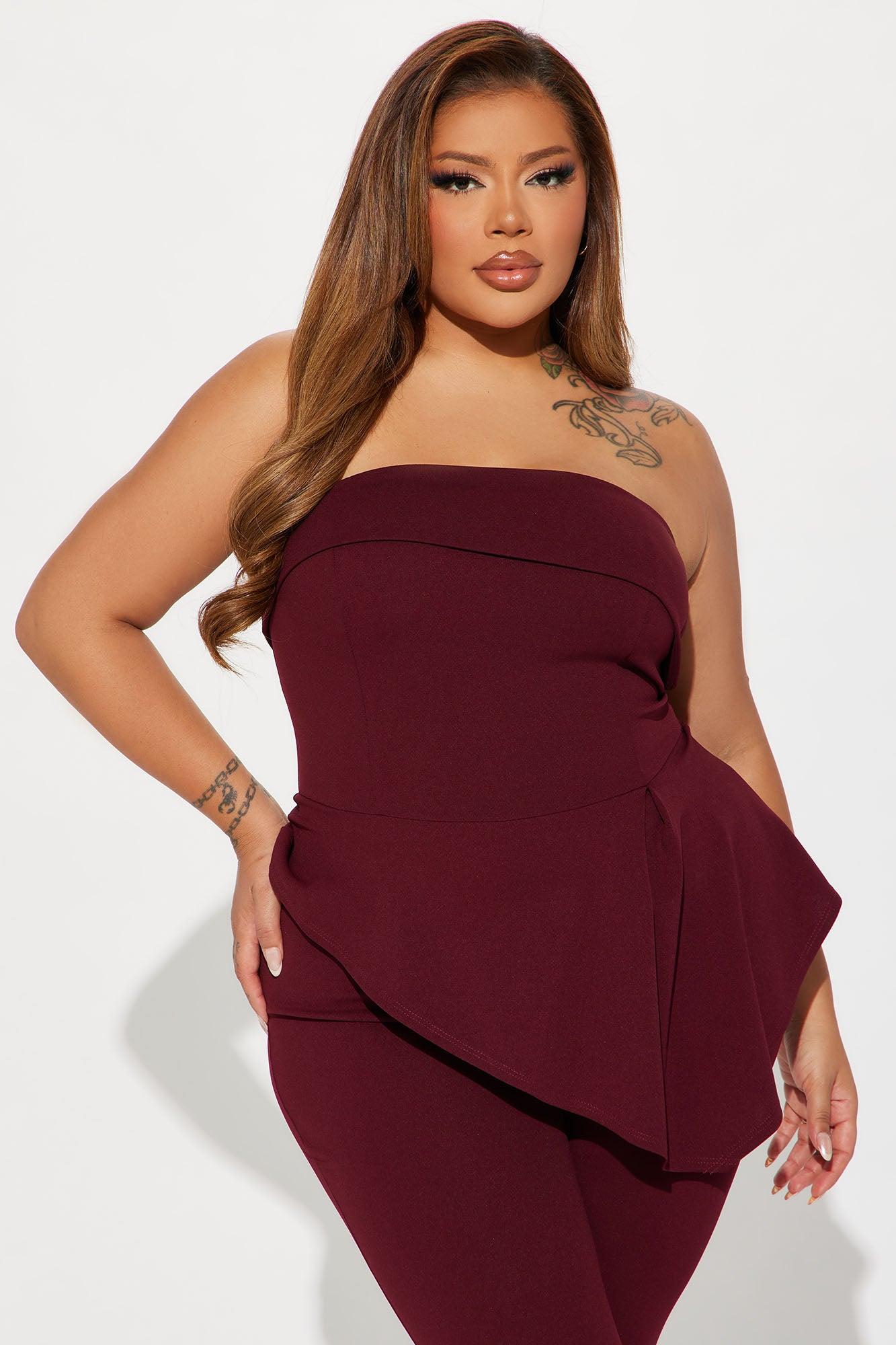 Go Get Her Jumpsuit - Wine Product Image