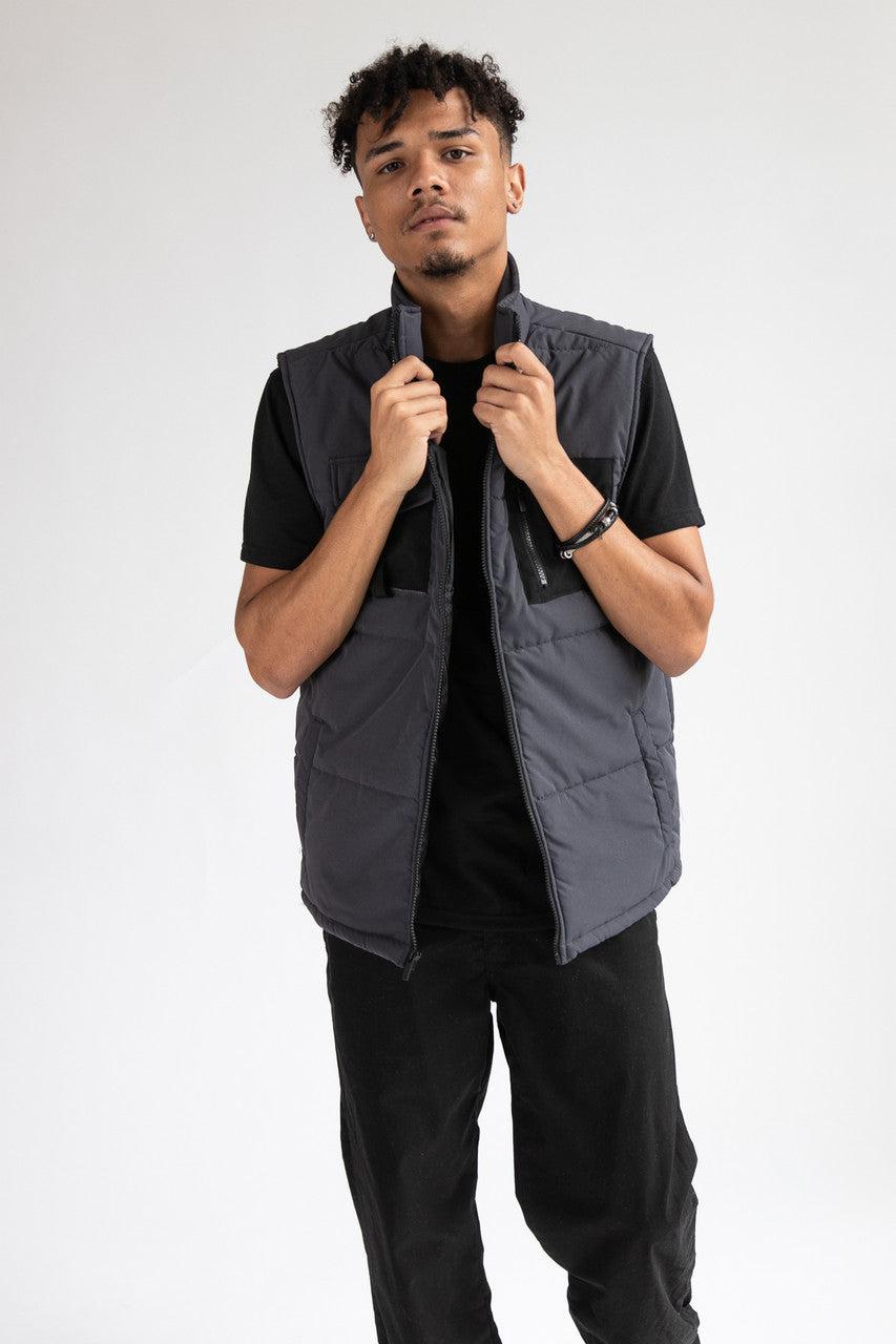 Buckle Pocket Puffer Vest Product Image