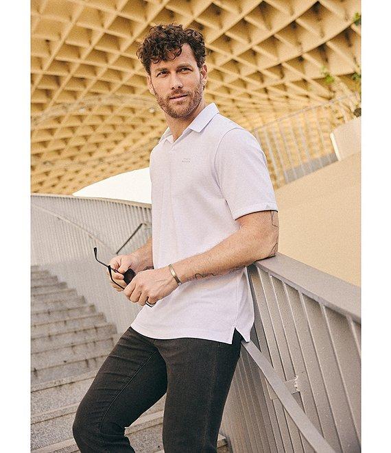 TravisMathew Late At Night Short Sleeve Polo Shirt Product Image