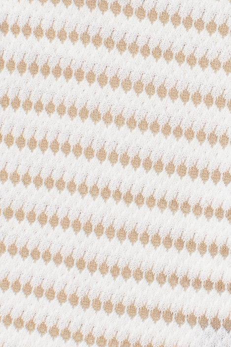 Bell Sleeve Striped Knit Top Product Image