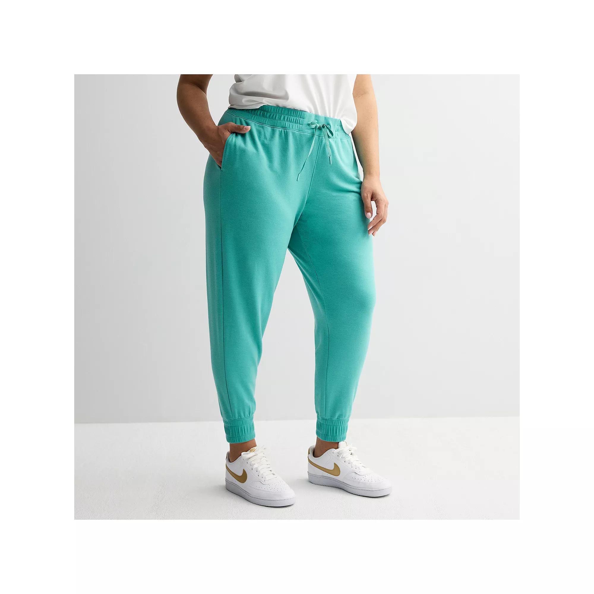 Plus Size Tek Gear French Terry Jogger Pants, Womens Product Image
