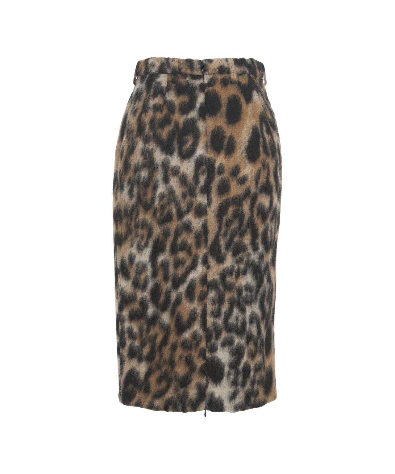 Midi skirt with animal print Product Image