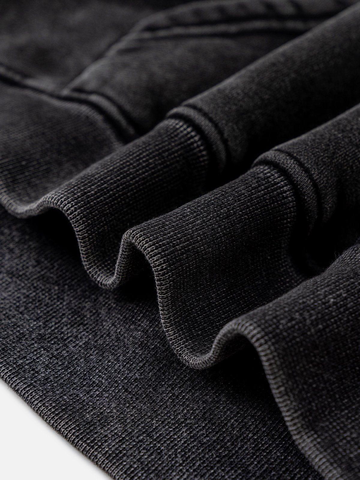 Aelfric Eden Cropped Raglan Sleeve Washed Pullover Hoodie Product Image