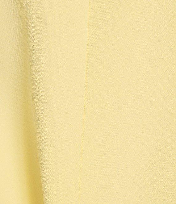 Preston & York Alyssa Notch Lapel Long Sleeve One Button Crepe Blazer Product Image