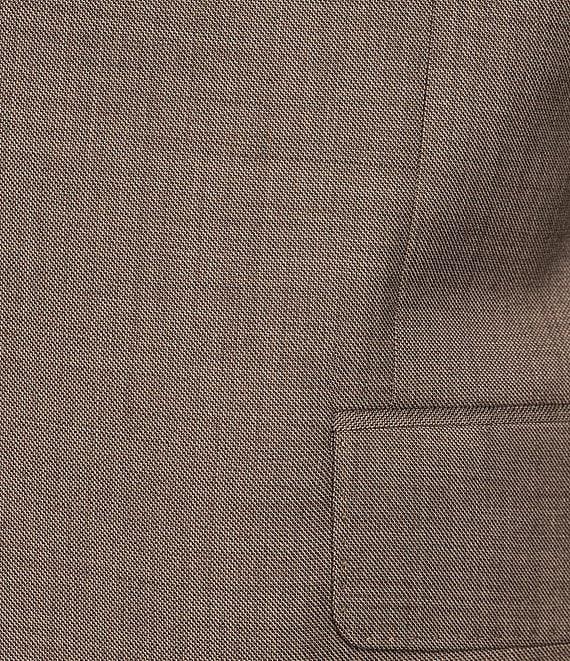 Cremieux Modern Fit Flat Front Solid Sharkskin 2-Peice Suit Product Image