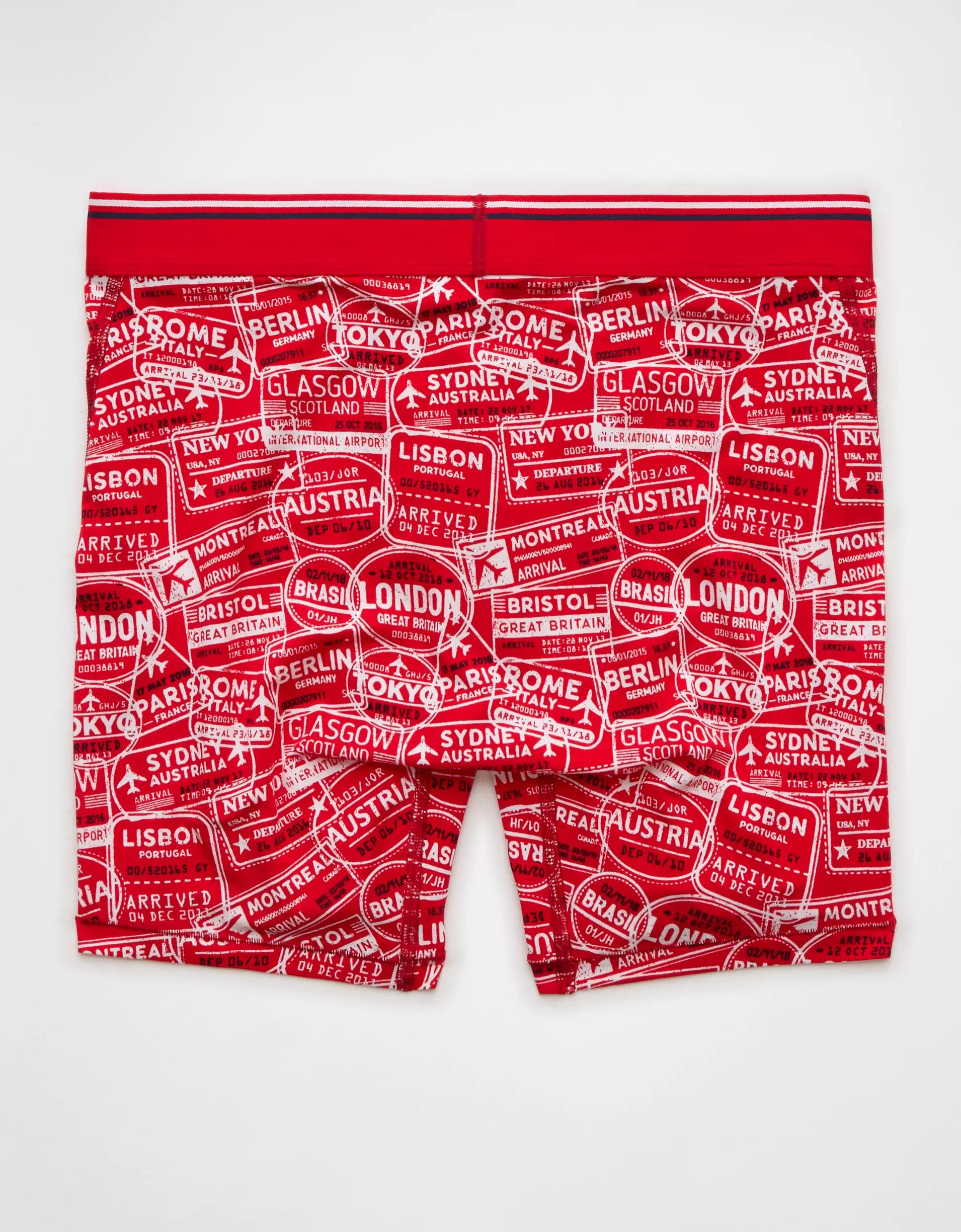 AEO Men's Eagles 6" Ultra Soft Boxer Brief Product Image