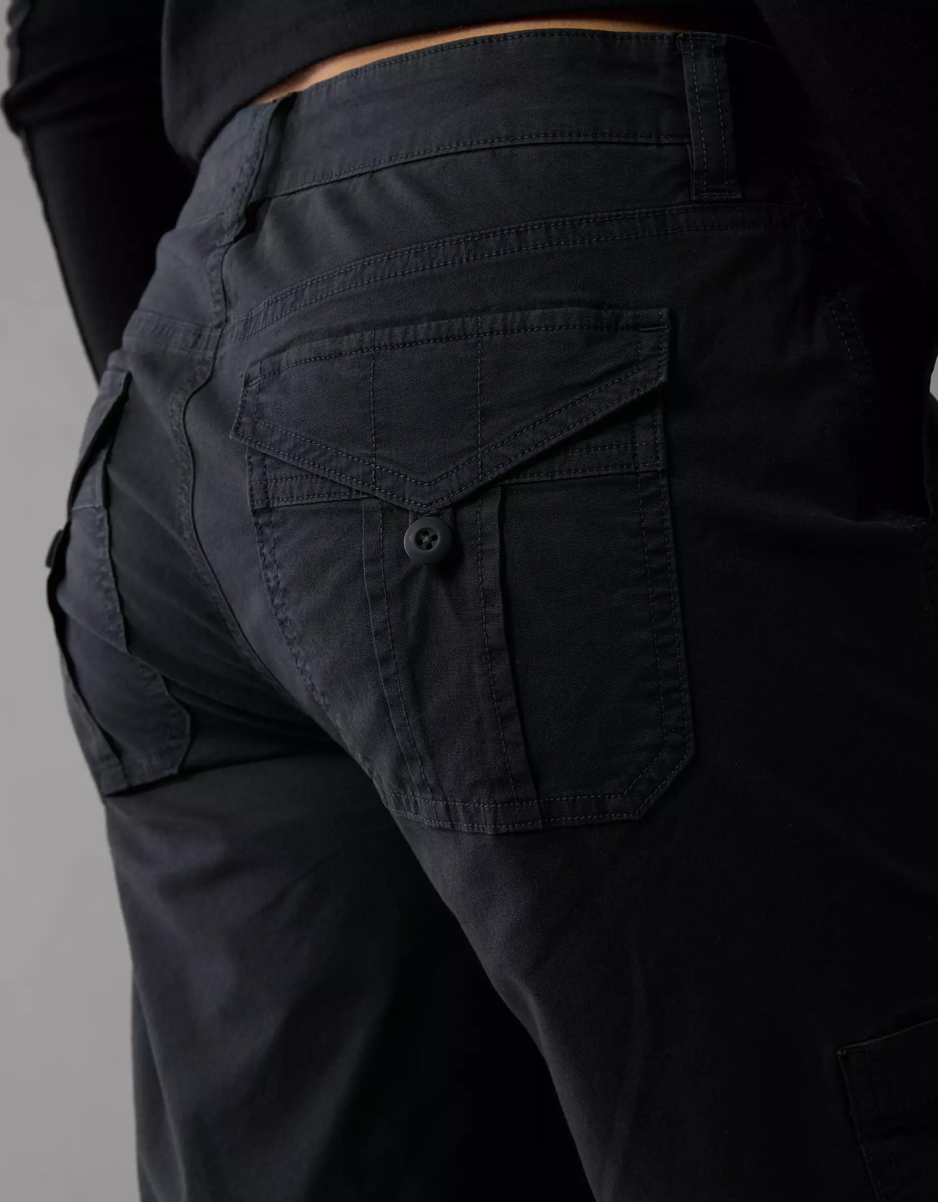 AE Stretch Low-Rise Straight Crop Pant Product Image