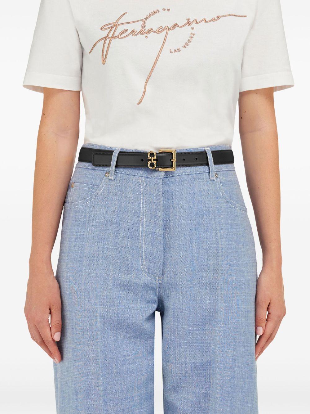 Gancini-plaque belt Product Image